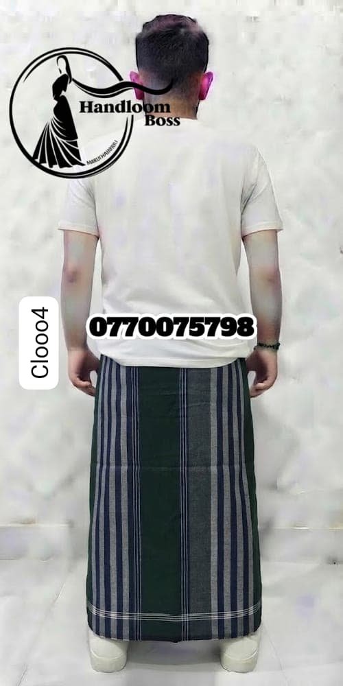 Army Green Handloom Cotton Sarong cl0004 Army Green Handloom Cotton Sarong cl0004