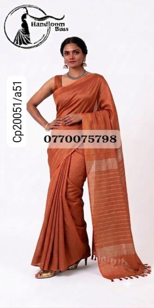 Best Mustard Handloom Cotton Saree cp20051/b51 Best Mustard Handloom Cotton Saree cp20051/a51