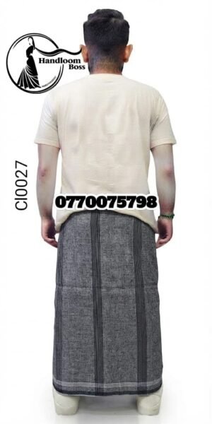 Best Medium Violet Handloom Cotton Sarong cl0026
