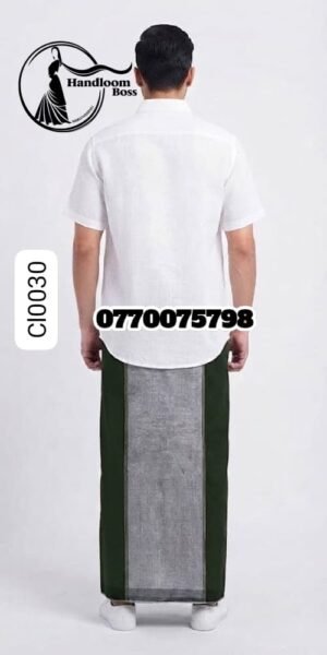 Best Army Green Handloom Cotton Sarong cl0030